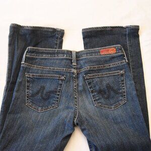 AG Adriano Goldschmied The Jessie Curvy Boot Fit Jeans Womens 27R Dark Wash